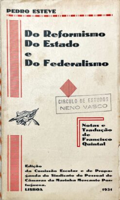 Do reformismo do estado e do federalismo